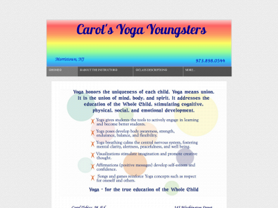 carolsyogayoungsters.com snapshot
