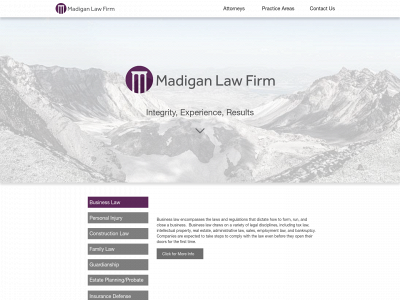 madiganlawoffice.com snapshot