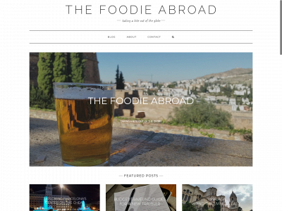 thefoodieabroad.com snapshot