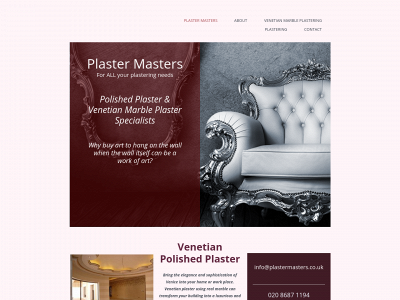 plastermasters.co.uk snapshot
