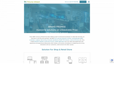 trimurtyinfotech.com snapshot