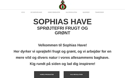 sophiashave.dk snapshot