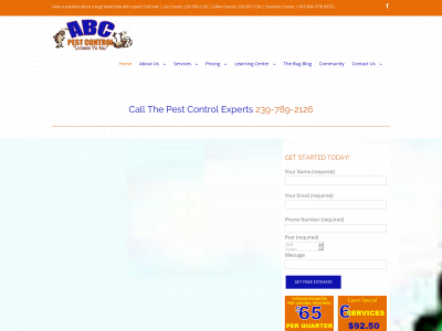 ezasabcpest.com snapshot
