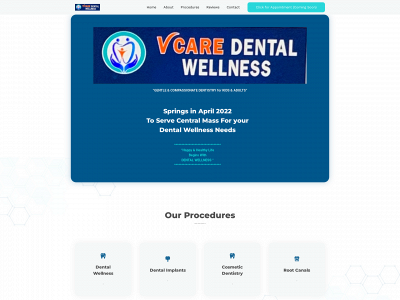 vcaredentalwellness.com snapshot