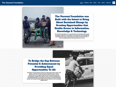 thevaswanifoundation.org snapshot