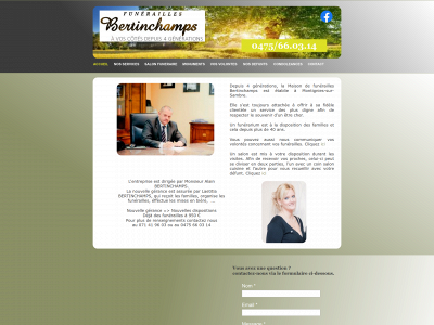 funerailles-bertinchamps.be snapshot