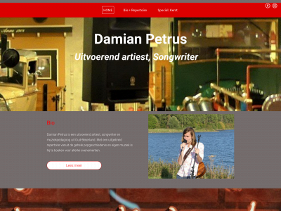 damianpetrus.nl snapshot