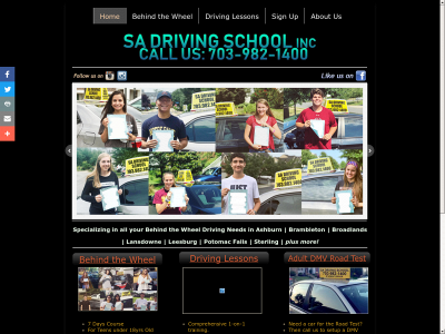 sadriving.com snapshot