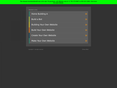 howtobuildstuff.com snapshot