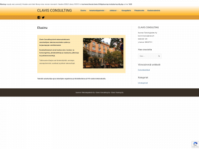 clavis.fi snapshot