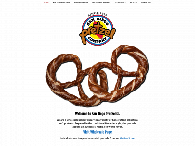 sandiegopretzel.com snapshot