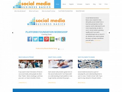 socialmediabusinessbasics.com snapshot