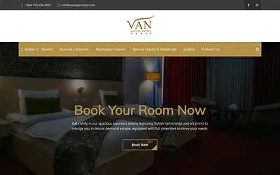 vanroyal-hotel.com snapshot