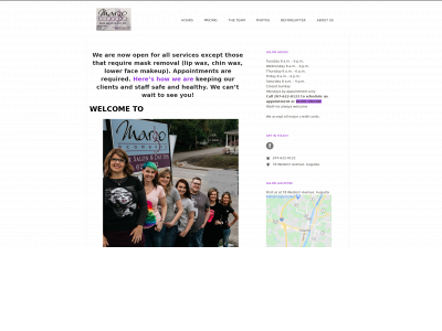margoandcompanysalon.com snapshot