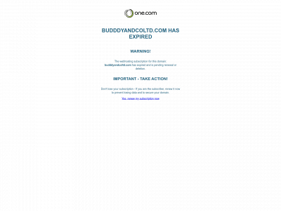 budddyandcoltd.com snapshot