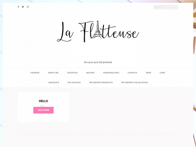 laflatteuse.co snapshot