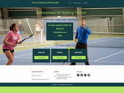 nybergtennis.se snapshot