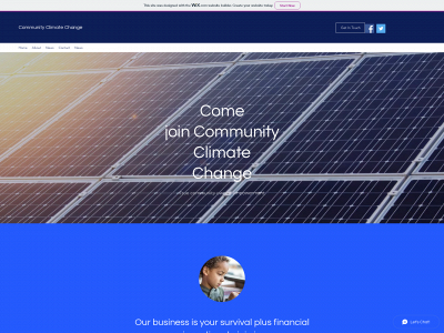 communityclimatechange.com snapshot