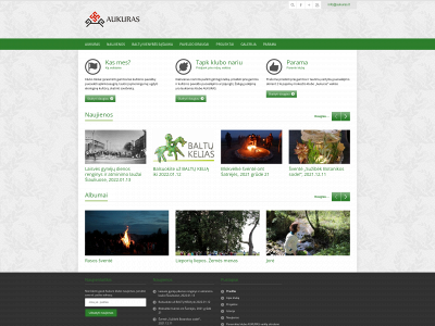 aukuras.lt snapshot