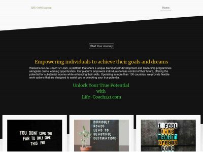 www.life-coach121.com snapshot