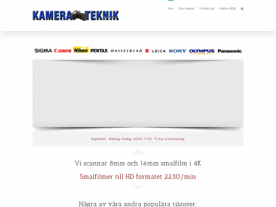 kamerateknik.se snapshot