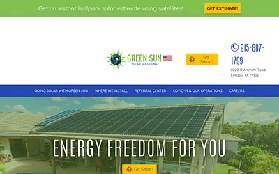 greensunelpaso.com snapshot
