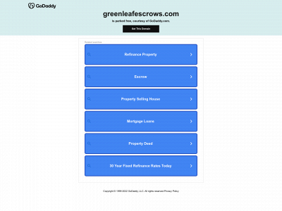 greenleafescrows.com snapshot