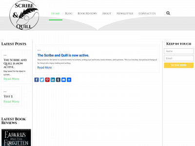 scribeandquill.com snapshot