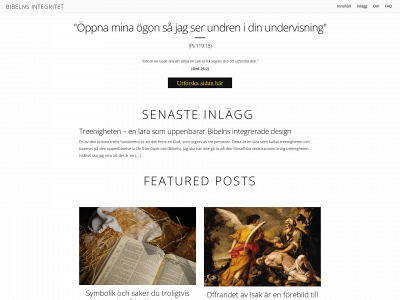 bibelnsintegritet.com snapshot