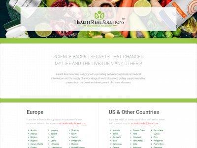 healthrealsolutions.com snapshot