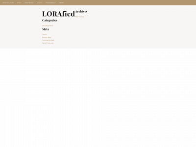 lorafied.com snapshot