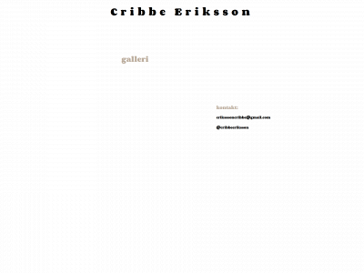 cribbeeriksson.com snapshot