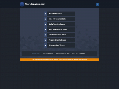 worldonabus.com snapshot