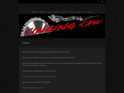 singing-saw.de snapshot