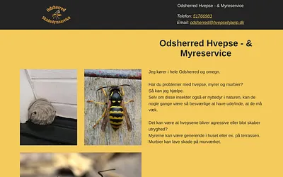 hvepsehjaelp.dk snapshot