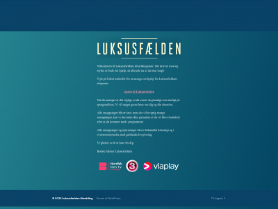 luksusfaeldentilmelding.dk snapshot