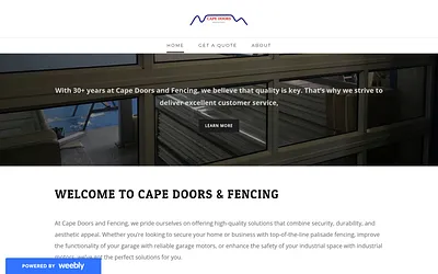 cape-doors-fencing.weebly.com snapshot