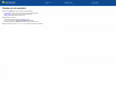 antstolio.lt snapshot