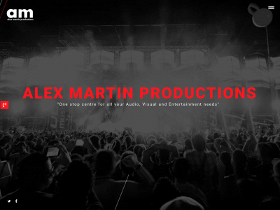 alexmartinproductions.com snapshot