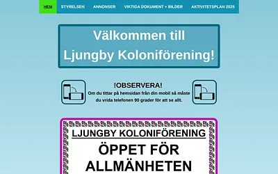 ljungbykoloniforening.se snapshot