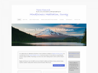 meditationsurrey.com snapshot