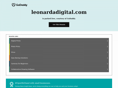 leonardadigital.com snapshot