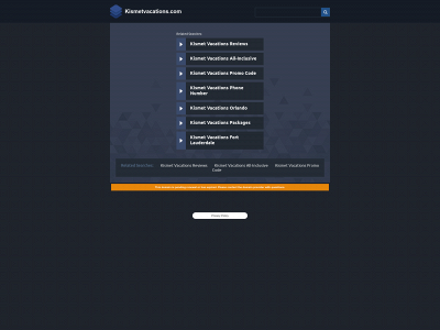 kismetvacations.com snapshot