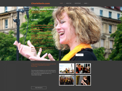 chorleiterin.com snapshot