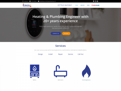 kings-plumbingandheating.com snapshot