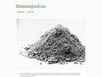 diatomejord.no snapshot