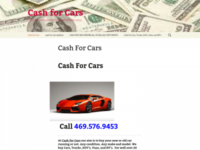 cashforallautos.com snapshot