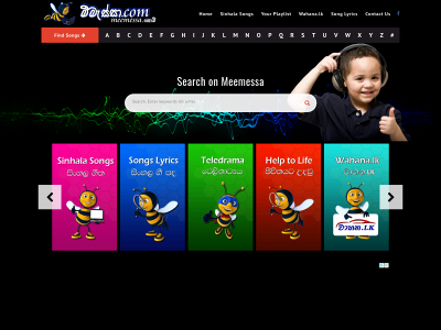 meemessasinhalasongs.com snapshot