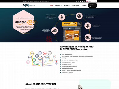 mandmenterprise.co.in snapshot