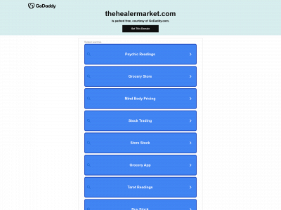thehealermarket.com snapshot